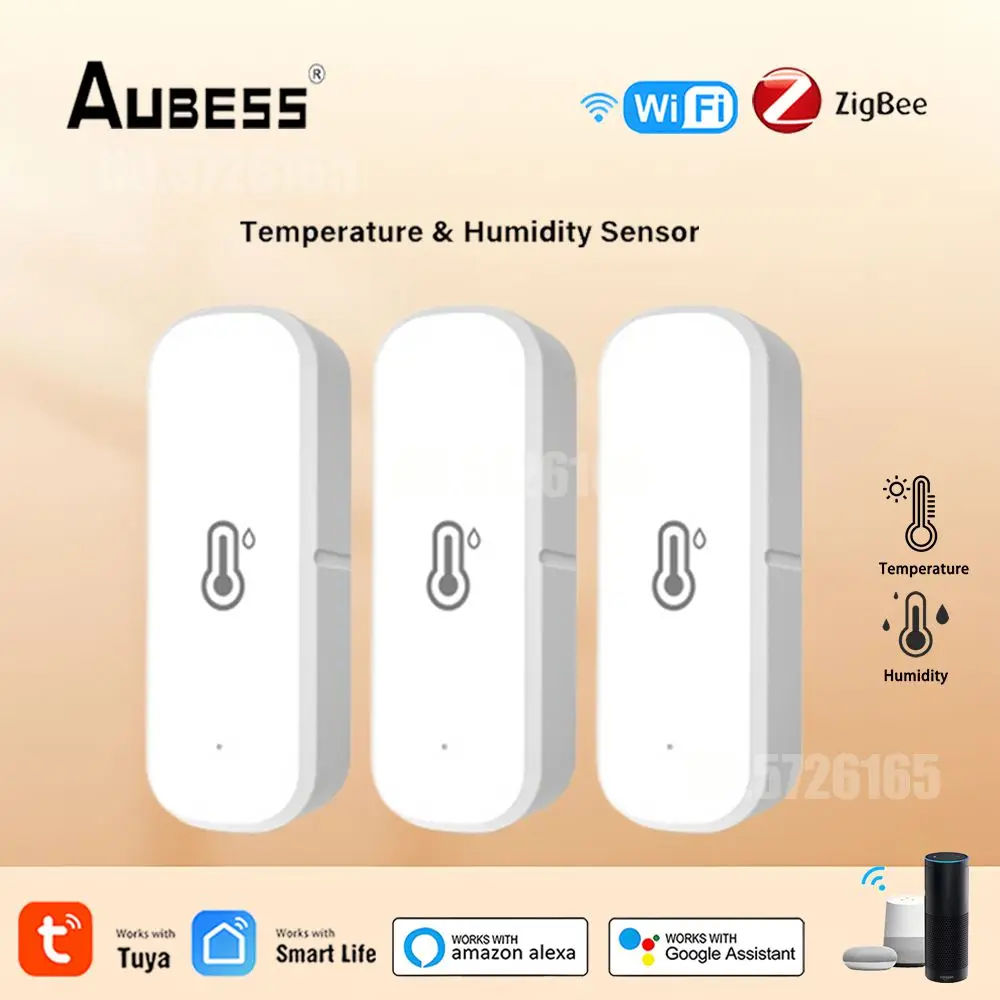 Wifi Tuya Smart Temperature Humidity Sensor Indoor Temperature And Humidity Sensor Controller Work With Alexa and Google Home
Wifi Tuya Smart Temperature Humidity Sensor Indoor Temperature And Humidity Sensor Controller Work With Alexa and Google Home
