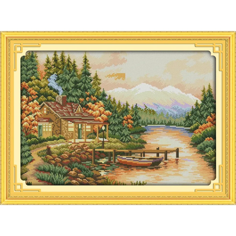 Joy Sunday New Stamped Cross Stitch Ki,11CT/14CT/16CTDIY Easy Pattern Aida Fabric Embroidery Set-Sunset (2)
Joy Sunday New Stamped Cross Stitch Ki,11CT/14CT/16CTDIY Easy Pattern Aida Fabric Embroidery Set-Sunset (2)