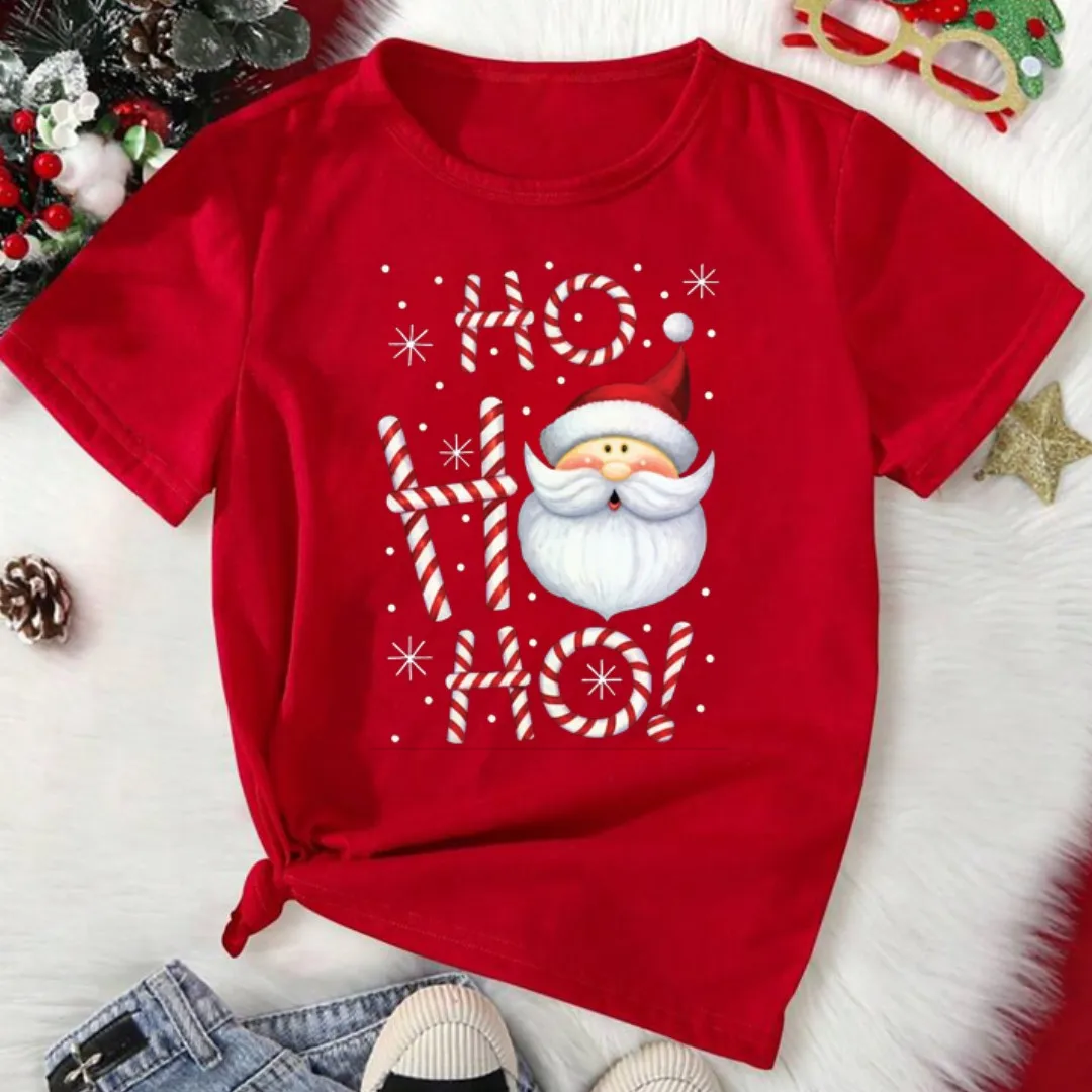 Рождественский Санта-Клаус HOHO с 3D принтом женская футболка рождественские подарки топ с героями мультфильмов футболка Harajuku модная новогодняя футболка
Рождественский Санта-Клаус HOHO с 3D принтом женская футболка рождественские подарки топ с героями мультфильмов футболка Harajuku модная новогодняя футболка