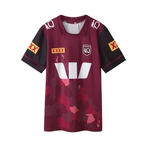 2026 New Maroon Camo QLD Maroons Rugby Jersey Family Matching Y2K Quick Drying T-shirt Suitable for Daily and Training Wear
2026 New Maroon Camo QLD Maroons Rugby Jersey Family Matching Y2K Quick Drying T-shirt Suitable for Daily and Training Wear