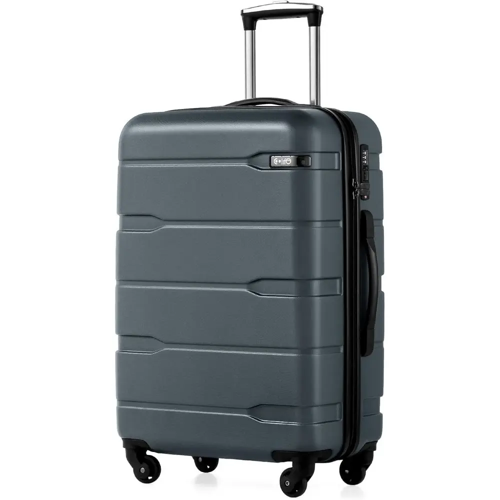 24in Teal Hardside PC+ABS Checked Luggage TSA Lock Lightweight Spinner Wheels Rolling Suitcase
24in Teal Hardside PC+ABS Checked Luggage TSA Lock Lightweight Spinner Wheels Rolling Suitcase