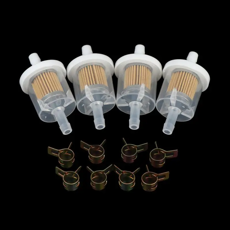 14mm Hose Clamps and Fuel Filters 2 Sets for Motorcycle Fuel System Enhancement
14mm Hose Clamps and Fuel Filters 2 Sets for Motorcycle Fuel System Enhancement