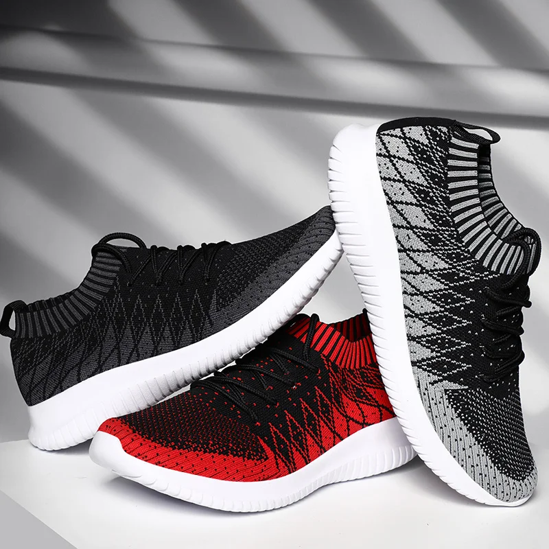 2025 New Summer Lightweight Fly Woven Men shoes with Shock Absorption and Cushioning Men Running Shoes Oversized Sports Shoes
2025 New Summer Lightweight Fly Woven Men shoes with Shock Absorption and Cushioning Men Running Shoes Oversized Sports Shoes