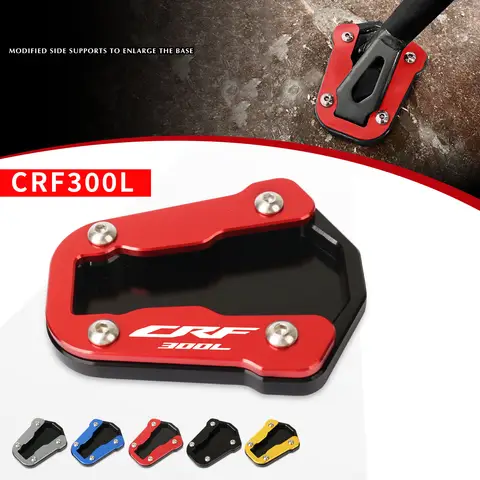 For CRF300L CRF 300 L CRF 300 Rally 2020 2021-2024 Kickstand Extension Plate Foot Side Stand Enlarger Pad Support Plate