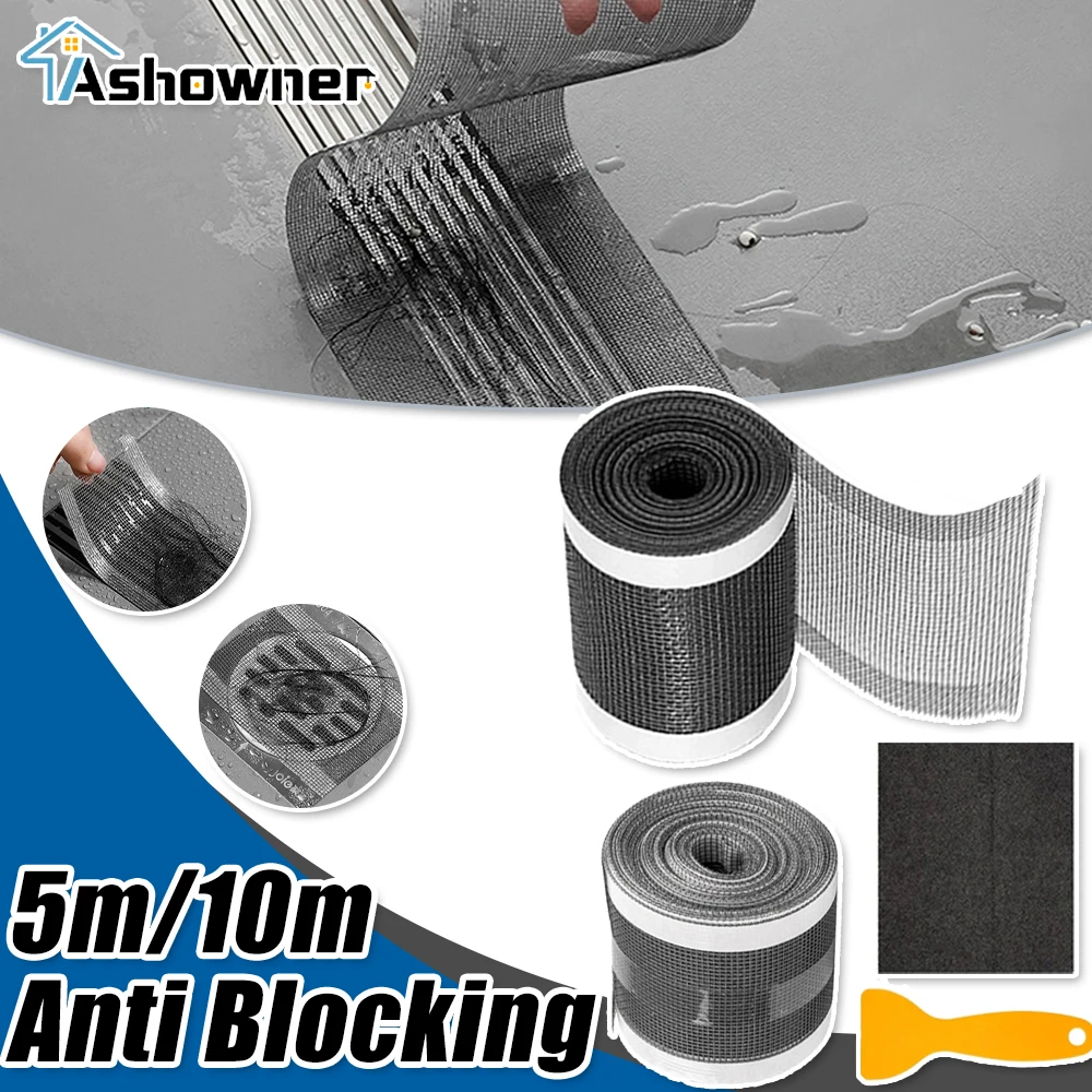 5/10 Meters Floor Drain Filter Strainers Disposable Hair Filter Sink Anti-blocking for Bathroom Shower Hair Drain Cover Stickers
5/10 Meters Floor Drain Filter Strainers Disposable Hair Filter Sink Anti-blocking for Bathroom Shower Hair Drain Cover Stickers