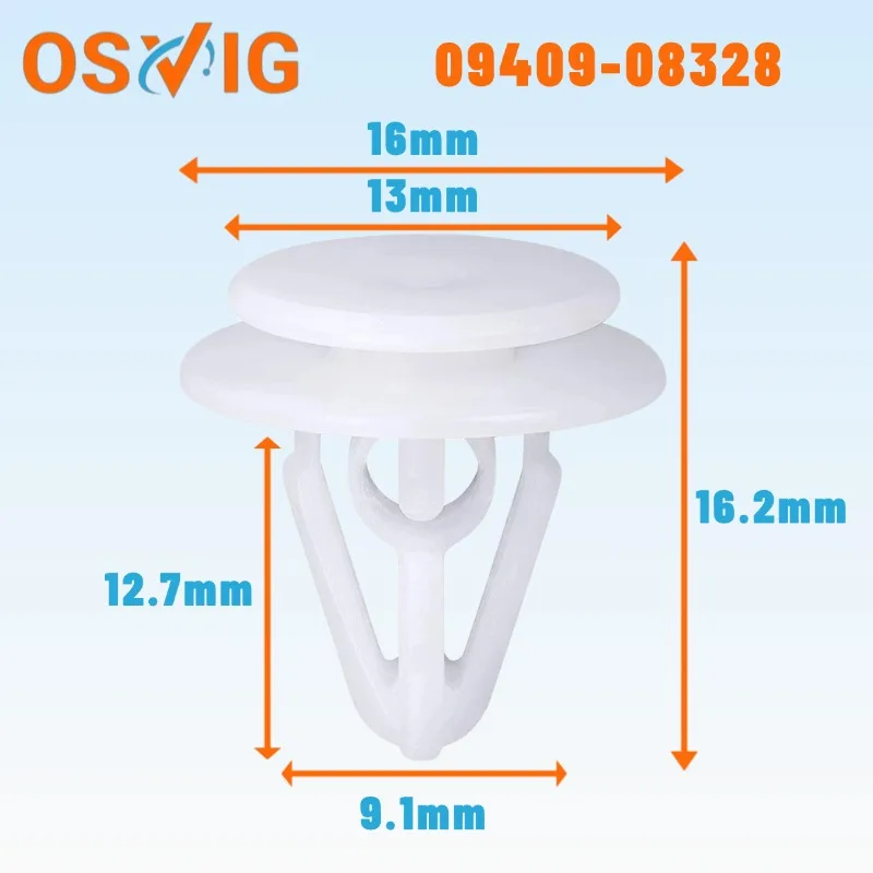 10PCS OE#09409-08328 0940908328 Suitable for Suzuki body side skirt threshold guard board fixing clip
10PCS OE#09409-08328 0940908328 Suitable for Suzuki body side skirt threshold guard board fixing clip