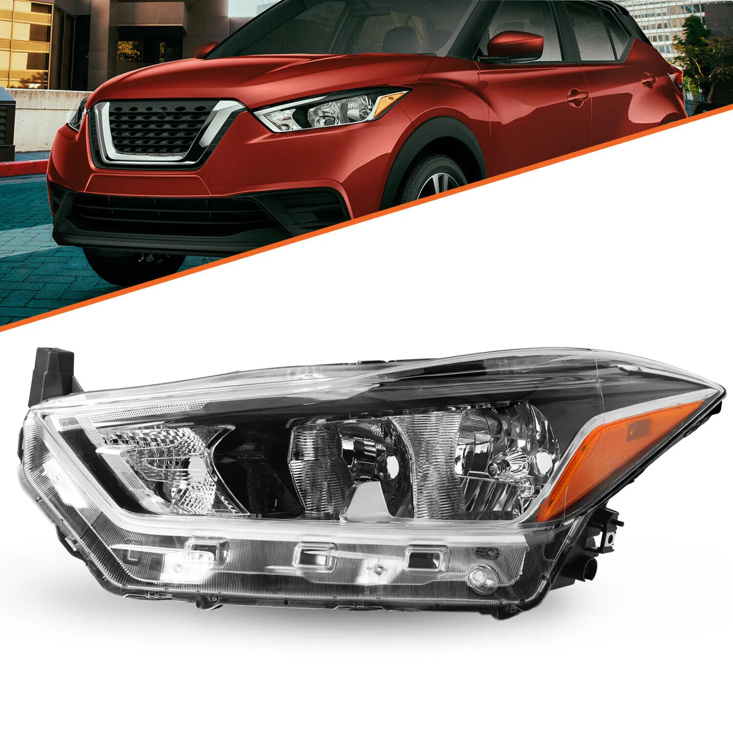 For 2017 2018 2019 2020 Nissan Kicks Halogen Left Driver Headlight Assembly Lamp
For 2017 2018 2019 2020 Nissan Kicks Halogen Left Driver Headlight Assembly Lamp