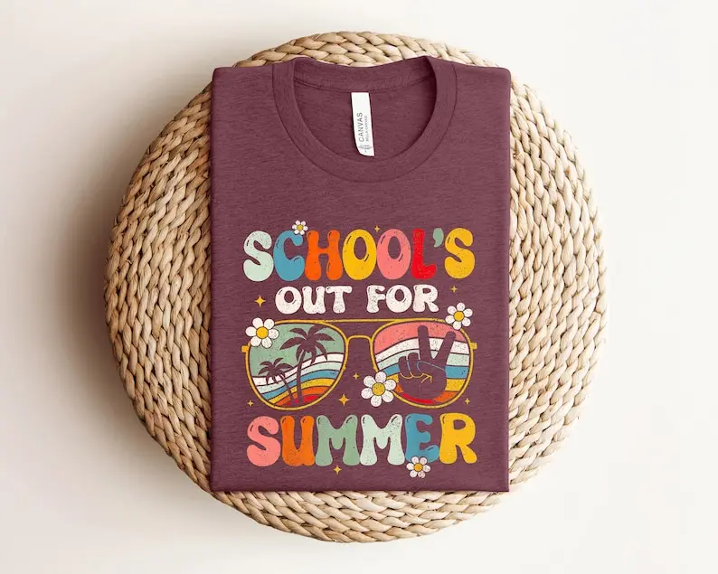 Schools Out For Summer Shirt Happy Last Day Of School Summer Holiday Short Sleeve Top Tees 100%Cotton Streetwear Harajuku kawaii
Schools Out For Summer Shirt Happy Last Day Of School Summer Holiday Short Sleeve Top Tees 100%Cotton Streetwear Harajuku kawaii