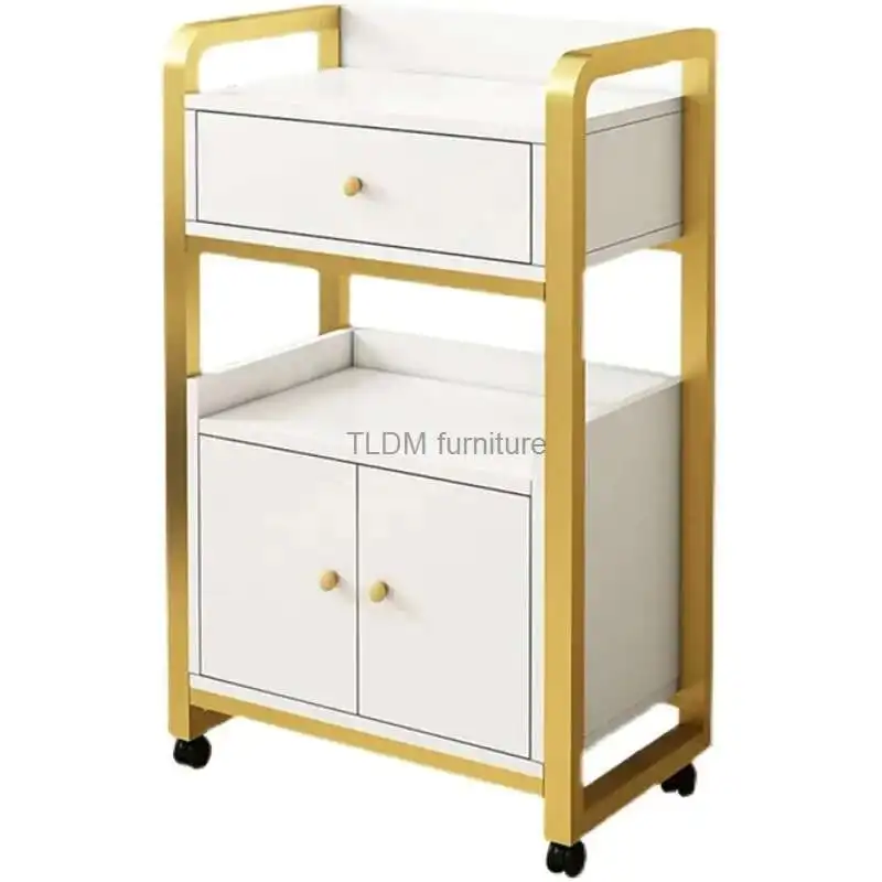 Beauty Salon Tool Cart Light Luxury Golden Salon Trolleys Creative Salon Furniture Room Rack Home Multi-layer Storage Cabinets
Beauty Salon Tool Cart Light Luxury Golden Salon Trolleys Creative Salon Furniture Room Rack Home Multi-layer Storage Cabinets