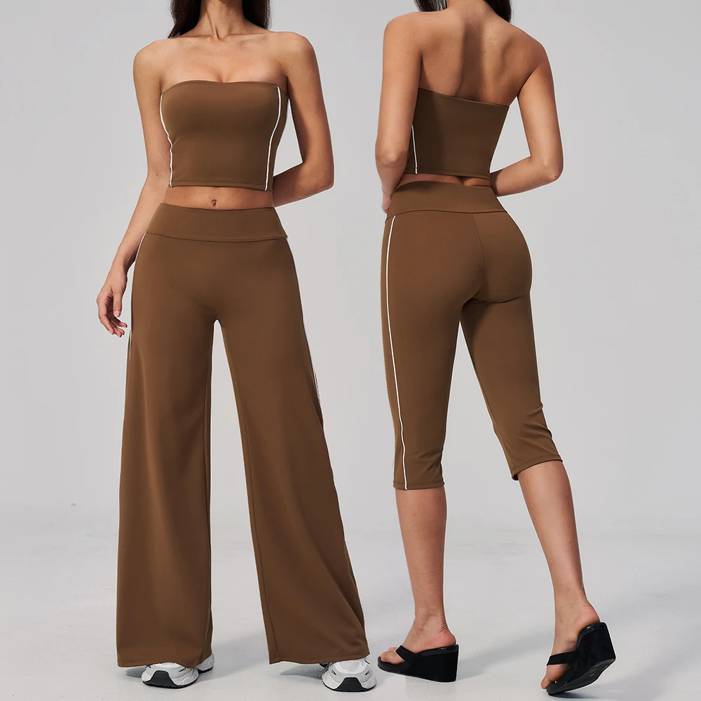 Women's Tracksuit 2PCS Yoga Clothes Athletic Wear Pilates Fitness Suit Gym Outfits Workout Sets Push Up Sports Bra Capri Pants
Women's Tracksuit 2PCS Yoga Clothes Athletic Wear Pilates Fitness Suit Gym Outfits Workout Sets Push Up Sports Bra Capri Pants