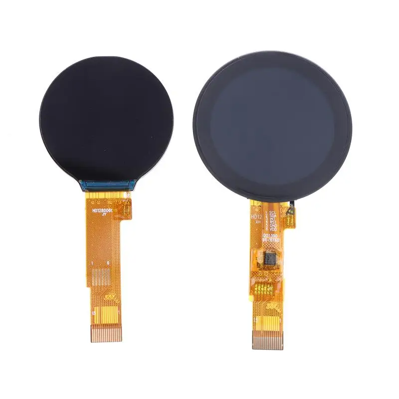 IPS 1.28 Inch 15PIN SPI 262K TFT LCD Capacitive Touch Round Screen GC9A01 Controller CST816D Touch IC 240(RGB)*240
IPS 1.28 Inch 15PIN SPI 262K TFT LCD Capacitive Touch Round Screen GC9A01 Controller CST816D Touch IC 240(RGB)*240