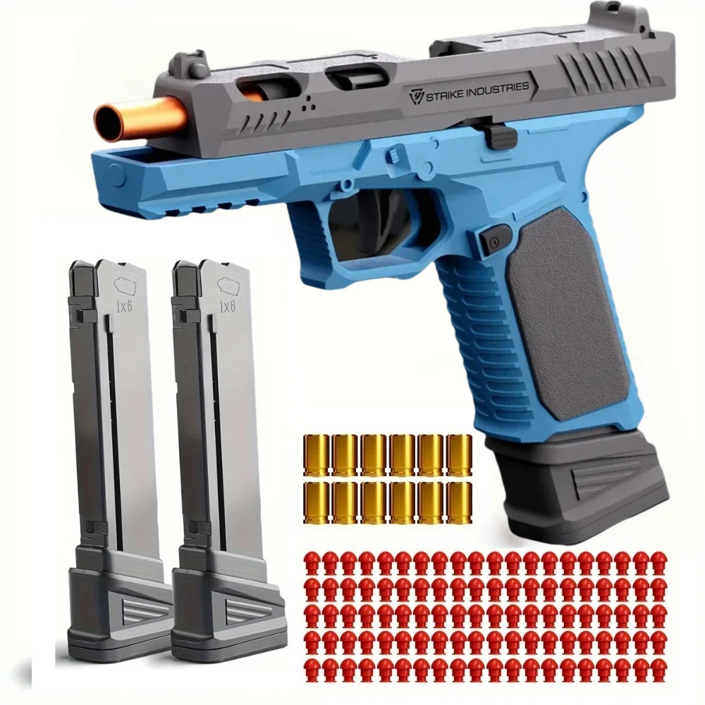 SIG17 Shell Throwing Toy Gun Continuous Firing Blowback Soft Bullet Pistol Model Empty Hanging Children's Toy Boys Gift
SIG17 Shell Throwing Toy Gun Continuous Firing Blowback Soft Bullet Pistol Model Empty Hanging Children's Toy Boys Gift