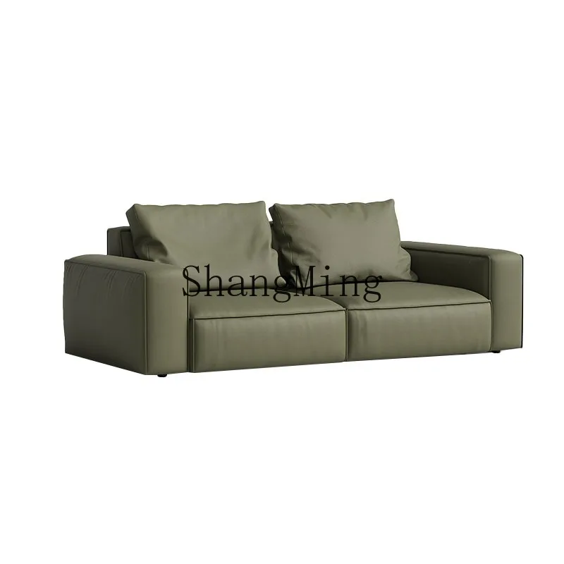 ZHB leather sofa first layer cowhide living room small apartment simple retro straight row three tofu sofa G
ZHB leather sofa first layer cowhide living room small apartment simple retro straight row three tofu sofa G