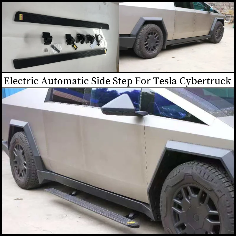 Electric Automatic Side Step Running Board For Tesla Cybertruck 2024 2025 2026 igh Quality Motor Switch Closed Pedals Nerf Bar
Electric Automatic Side Step Running Board For Tesla Cybertruck 2024 2025 2026 igh Quality Motor Switch Closed Pedals Nerf Bar