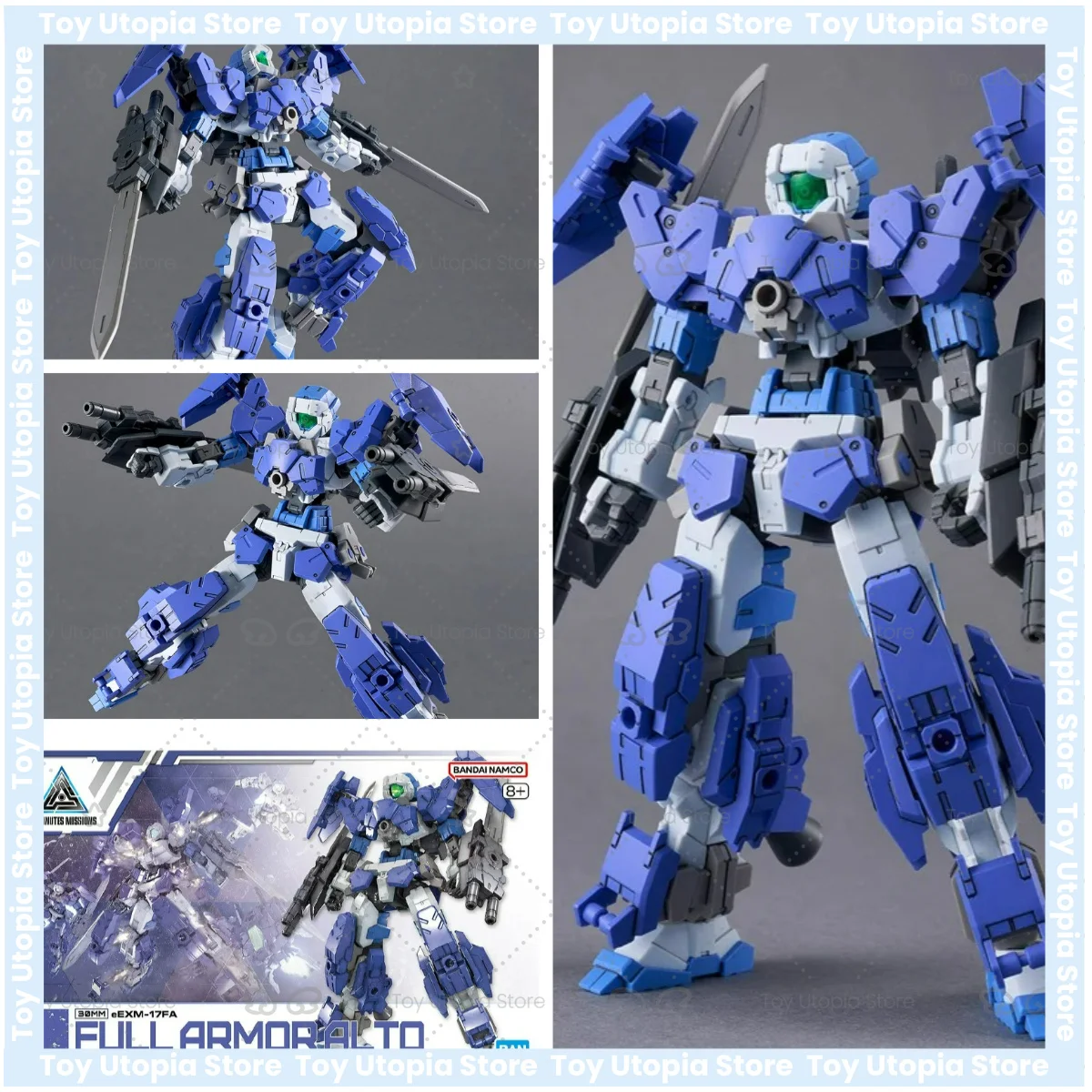 Figura Original de Bandai, Kit de Modelo de 30 MM, 1/144 eEXM-17FA, Colección Full Armor Alto, Figura Acción, Juguetes, Regalos
Figura Original de Bandai, Kit de Modelo de 30 MM, 1/144 eEXM-17FA, Colección Full Armor Alto, Figura Acción, Juguetes, Regalos