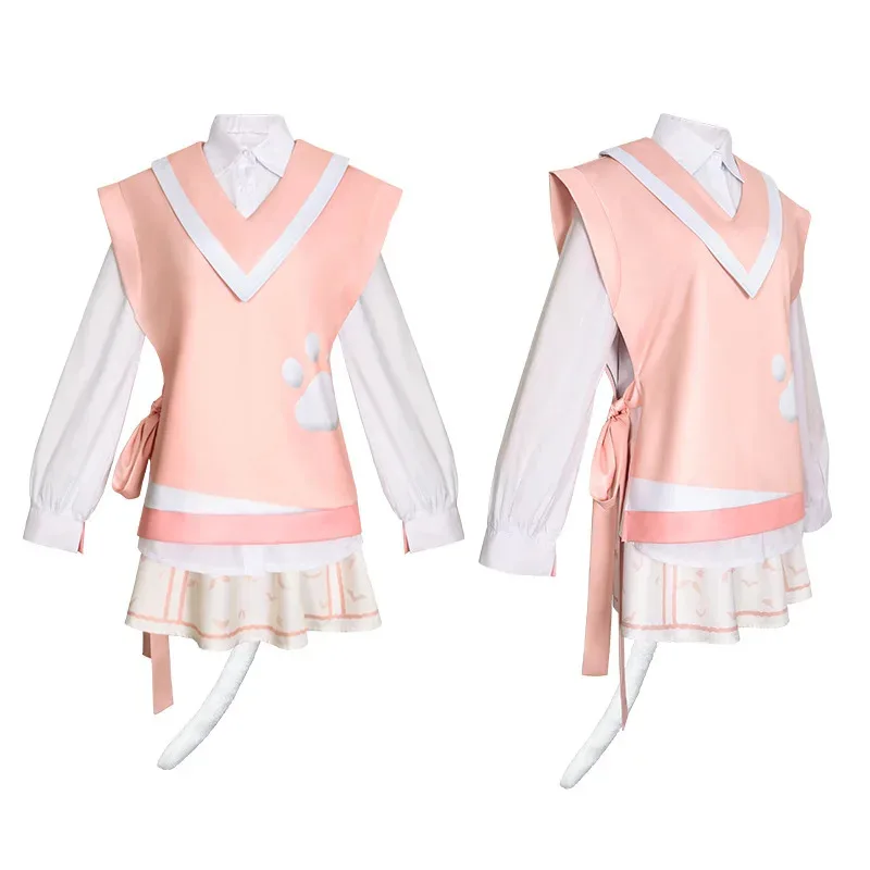 a7d@Cat Style Akiyama Mizuki Momoi Airi Cosplay Costume Project Sekai Amia Pink Dress Vest Shirt Socks Tail Women Suit Wig Hallo
a7d@Cat Style Akiyama Mizuki Momoi Airi Cosplay Costume Project Sekai Amia Pink Dress Vest Shirt Socks Tail Women Suit Wig Hallo