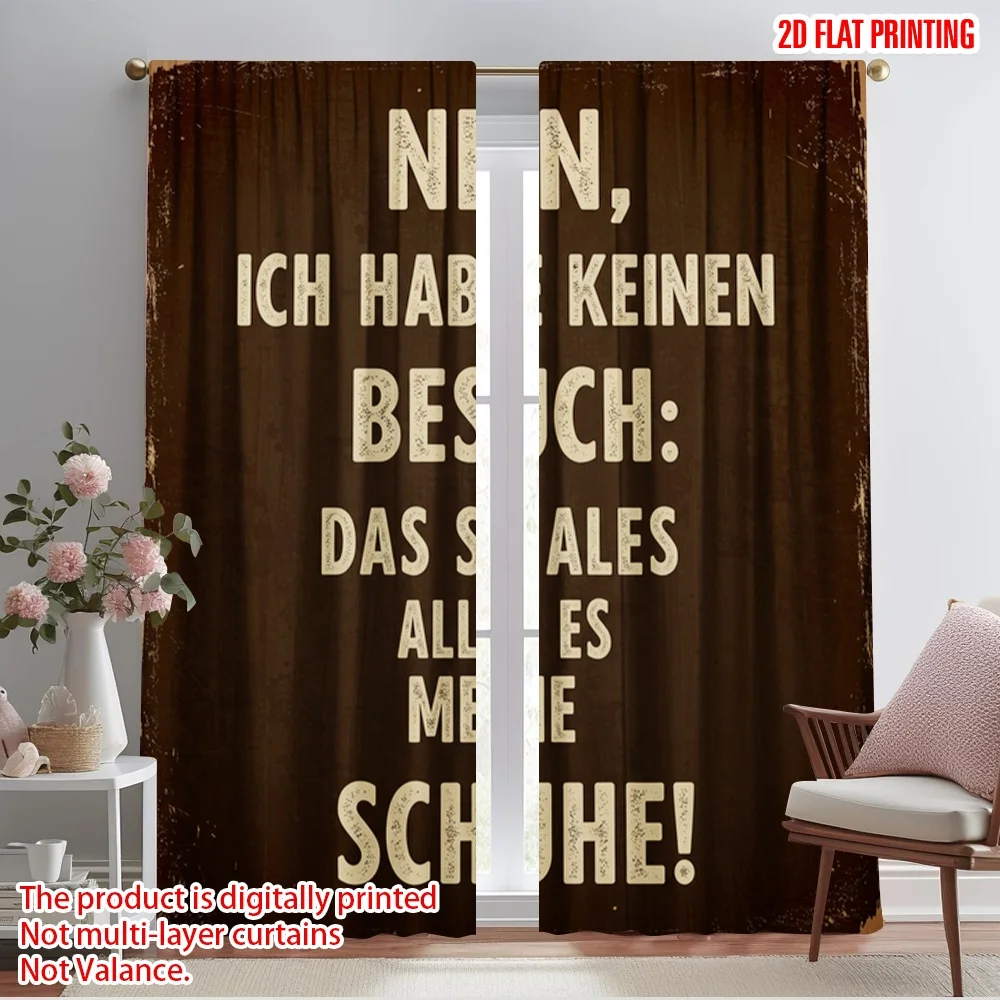 2pcs 2D flat printing Window Drapes No I Have No Visitors Polyester Without Electricity All Season Party & Holiday Decor Use for
2pcs 2D flat printing Window Drapes No I Have No Visitors Polyester Without Electricity All Season Party & Holiday Decor Use for