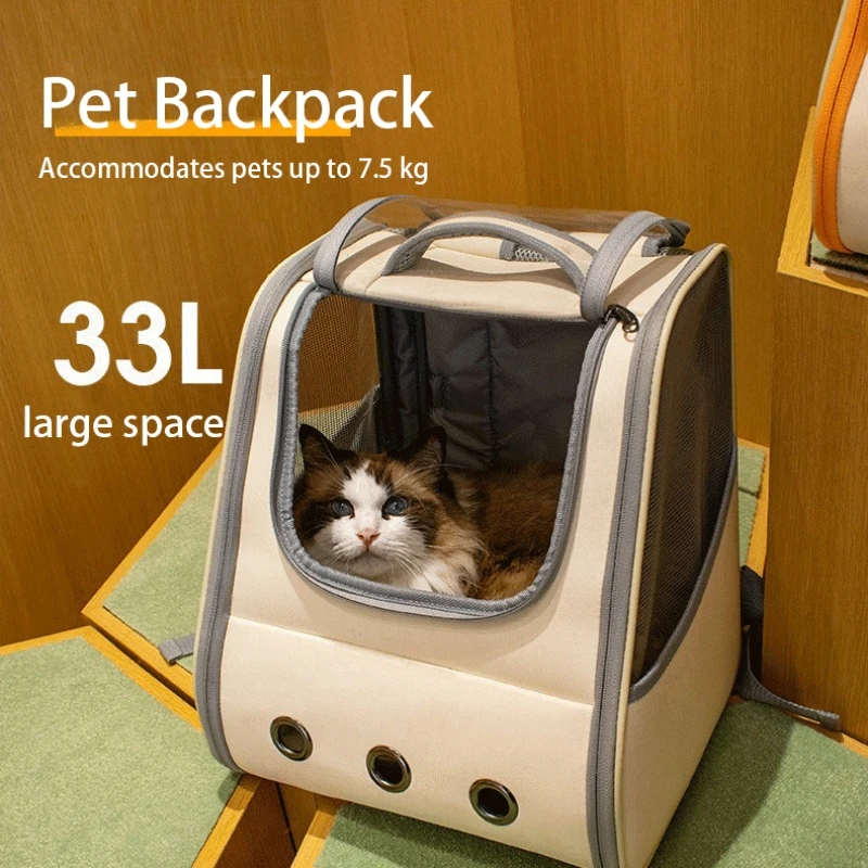Pet backpack large capacity out of the portable shoulders cat bag pet backpack cat and dog out of the travel carrying bag
Pet backpack large capacity out of the portable shoulders cat bag pet backpack cat and dog out of the travel carrying bag