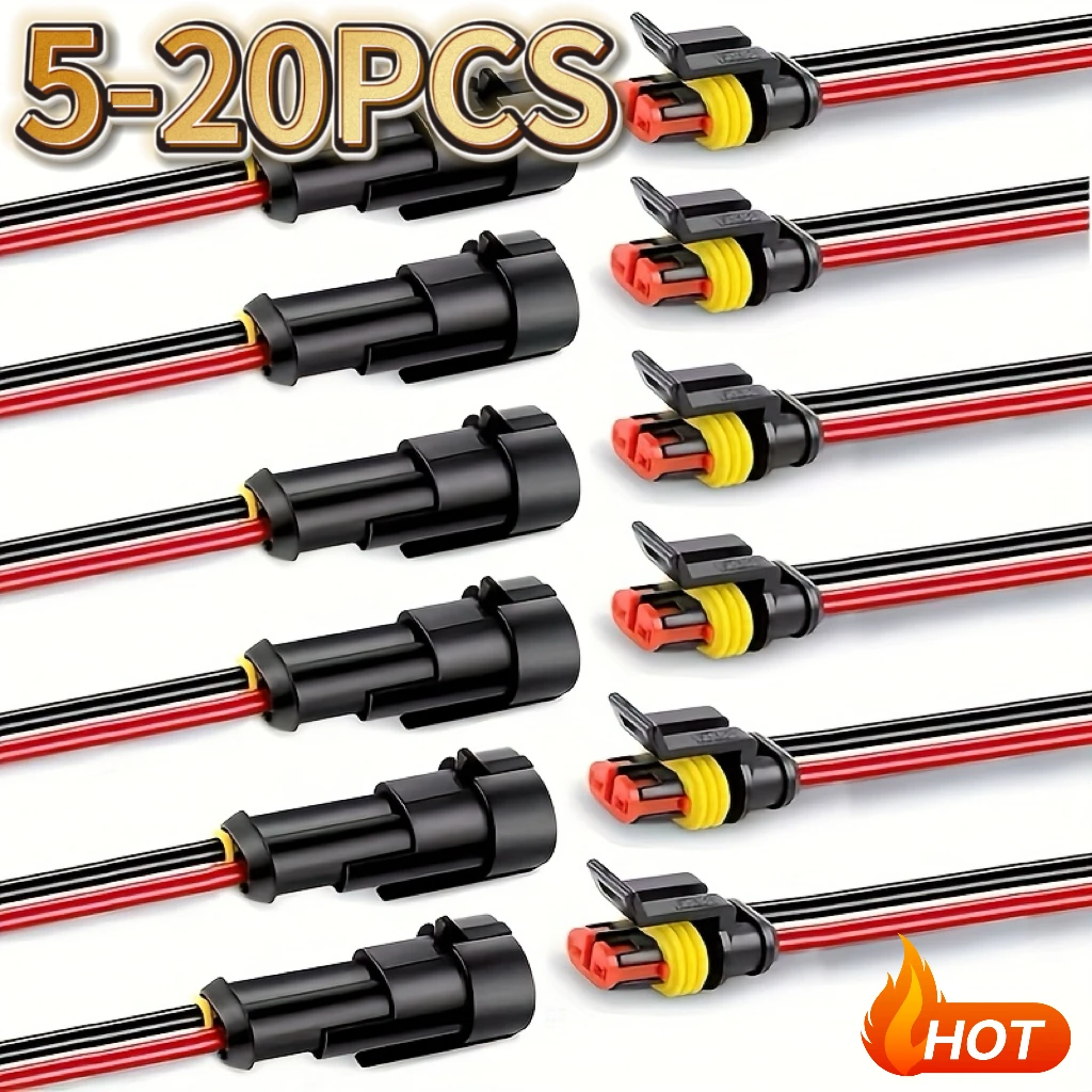 Automotive Waterproof One to Six Way One to Six Pin Electrical Connector Plug Socket Male Female Cable Car Truck Wire Connector
Automotive Waterproof One to Six Way One to Six Pin Electrical Connector Plug Socket Male Female Cable Car Truck Wire Connector