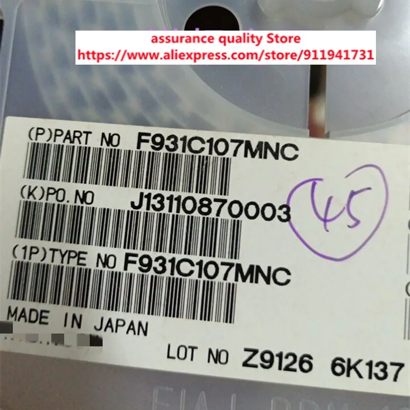 20pcs/lot 0805L020YR 0805L020 FA-238A40M F931C107MNC F931C107 SN74AHC1G14DBVT SN74AHC1
20pcs/lot 0805L020YR 0805L020 FA-238A40M F931C107MNC F931C107 SN74AHC1G14DBVT SN74AHC1