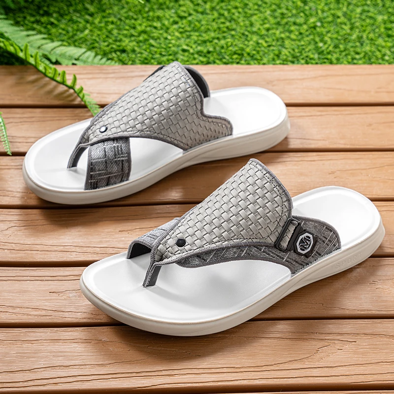 Men's Summer Sandals Anti-Slip Soft Sole Breathable Slip-On Casual Slippers for Beach Daily Wear-1109
Men's Summer Sandals Anti-Slip Soft Sole Breathable Slip-On Casual Slippers for Beach Daily Wear-1109