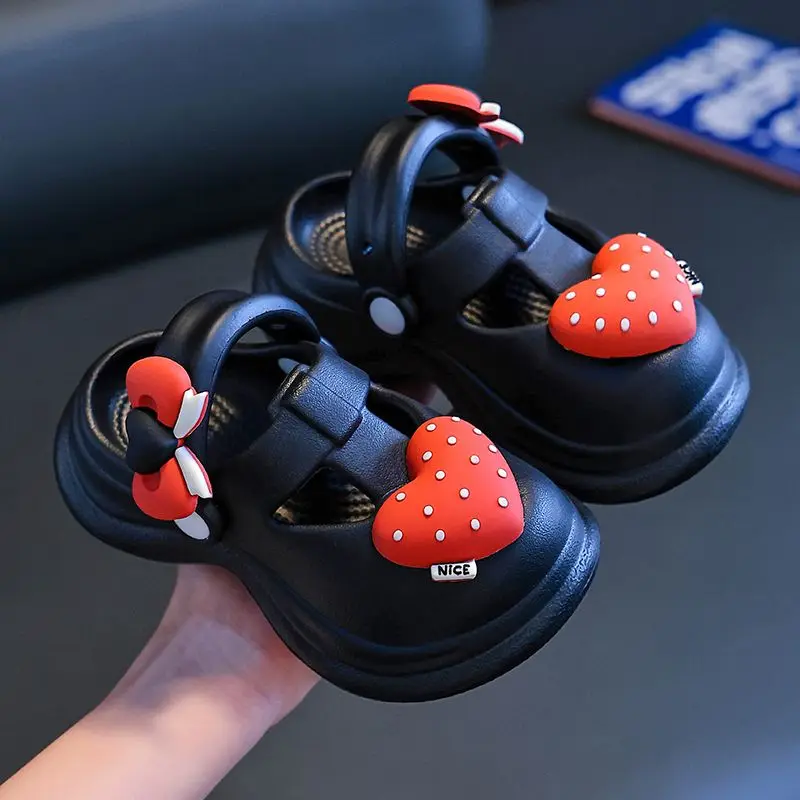 New Summer Girls EVA Sandals Thick Sole Anti-Slip Princess Flip-Flops with Heart Design
New Summer Girls EVA Sandals Thick Sole Anti-Slip Princess Flip-Flops with Heart Design
