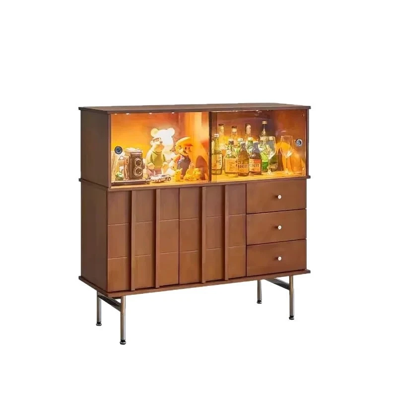 Solid wood coffee cabinet, dining side cabinet, living room against the wall, simple entrance storage locker
Solid wood coffee cabinet, dining side cabinet, living room against the wall, simple entrance storage locker