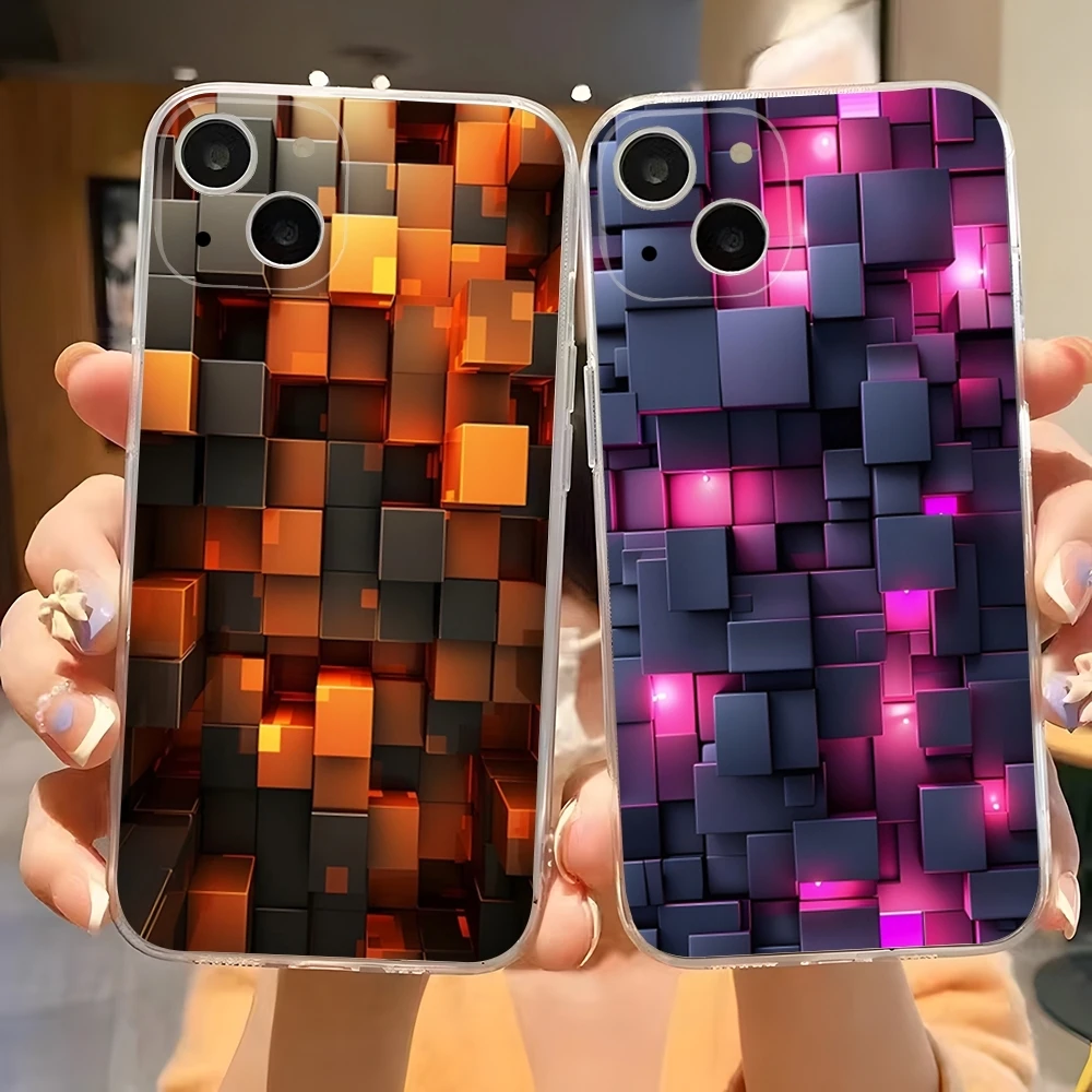 Creative Cube Building Block IMD Phone Case For 15 Pro Max Iphone 14 11 12 13 Mini 16 X XR XS SE 2020 Transparent Cover
Creative Cube Building Block IMD Phone Case For 15 Pro Max Iphone 14 11 12 13 Mini 16 X XR XS SE 2020 Transparent Cover