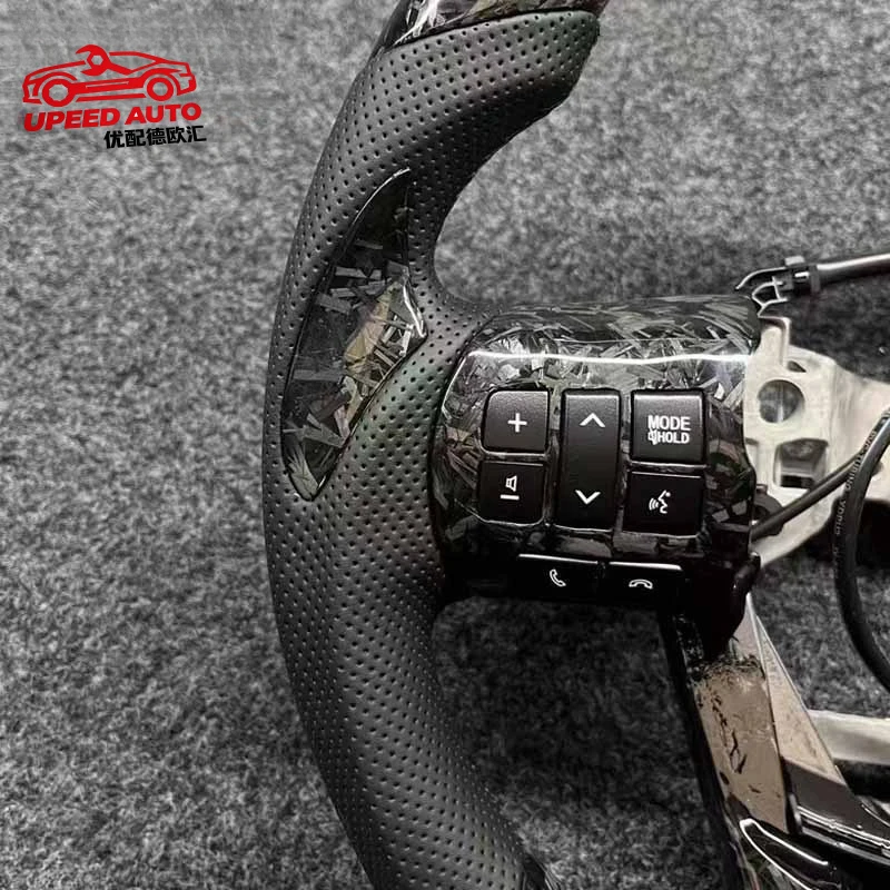 Suitable for Toyota Hilux LC7 series forged carbon fiber steering wheel modification, cross-border supply, factory direct sales
Suitable for Toyota Hilux LC7 series forged carbon fiber steering wheel modification, cross-border supply, factory direct sales
