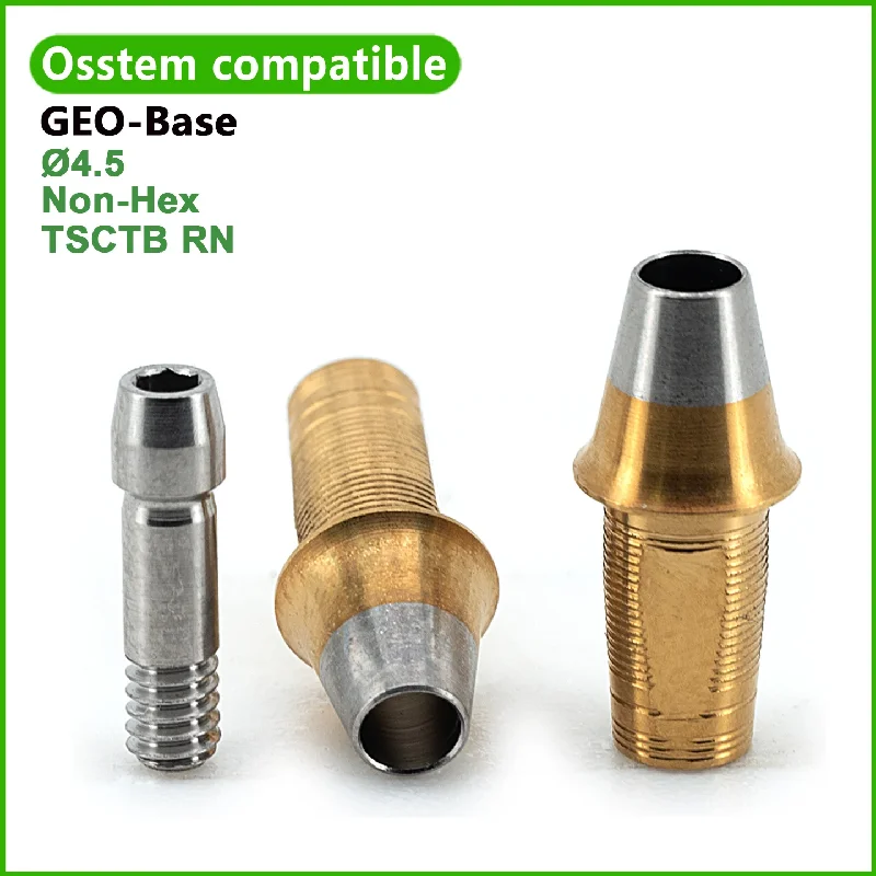 Dentistry Parts Grade 5 TC4ELI Titanium Base for Osstem GEO Tibase Abutment Accessory for Dental Lab CAD CAM OEM ODM
Dentistry Parts Grade 5 TC4ELI Titanium Base for Osstem GEO Tibase Abutment Accessory for Dental Lab CAD CAM OEM ODM