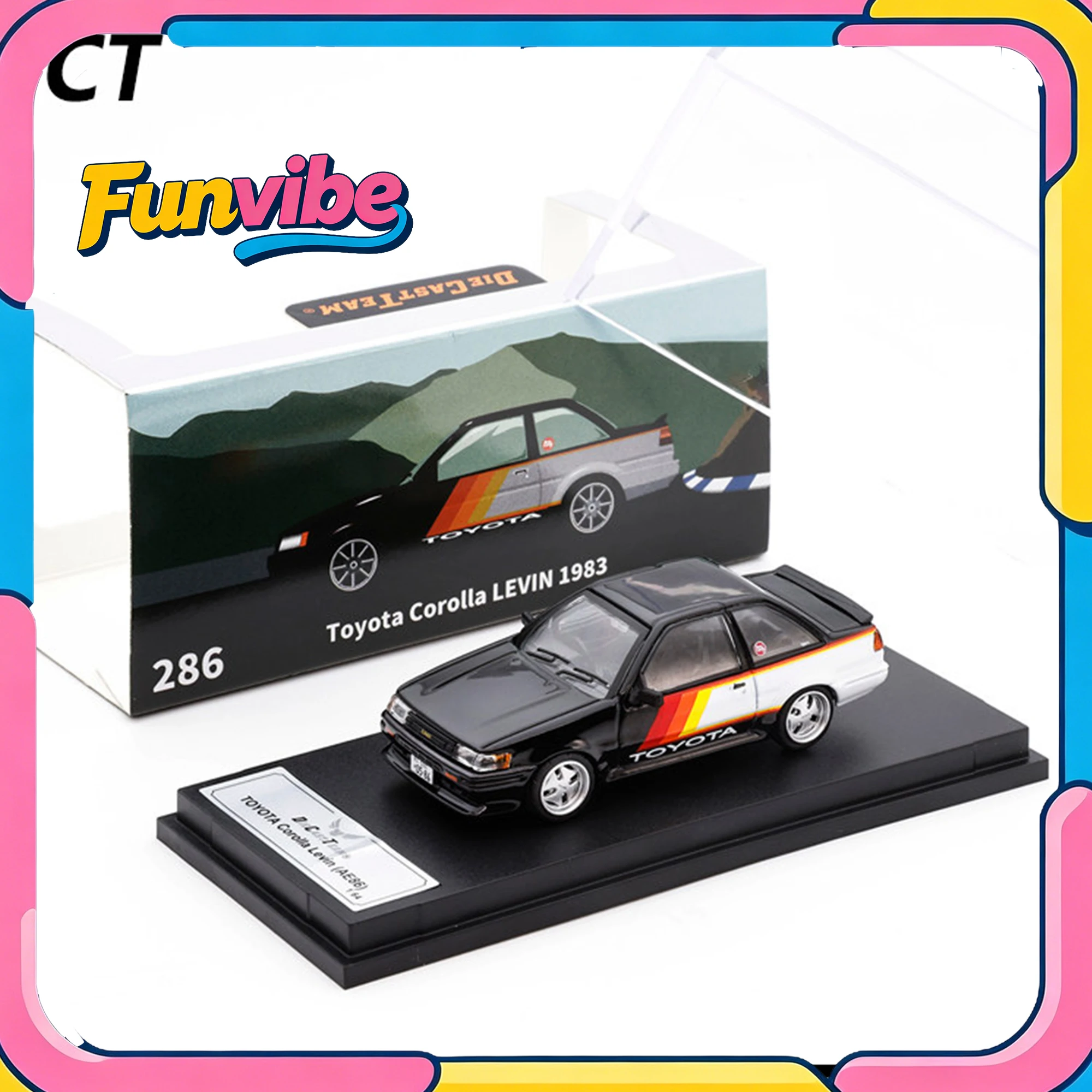DCT 1/64 Toyota AE86 Black Livery Paint Alloy Car Model Simulation Collection Room Ornament Car Model Boy Birthday Toys Gifts
DCT 1/64 Toyota AE86 Black Livery Paint Alloy Car Model Simulation Collection Room Ornament Car Model Boy Birthday Toys Gifts
