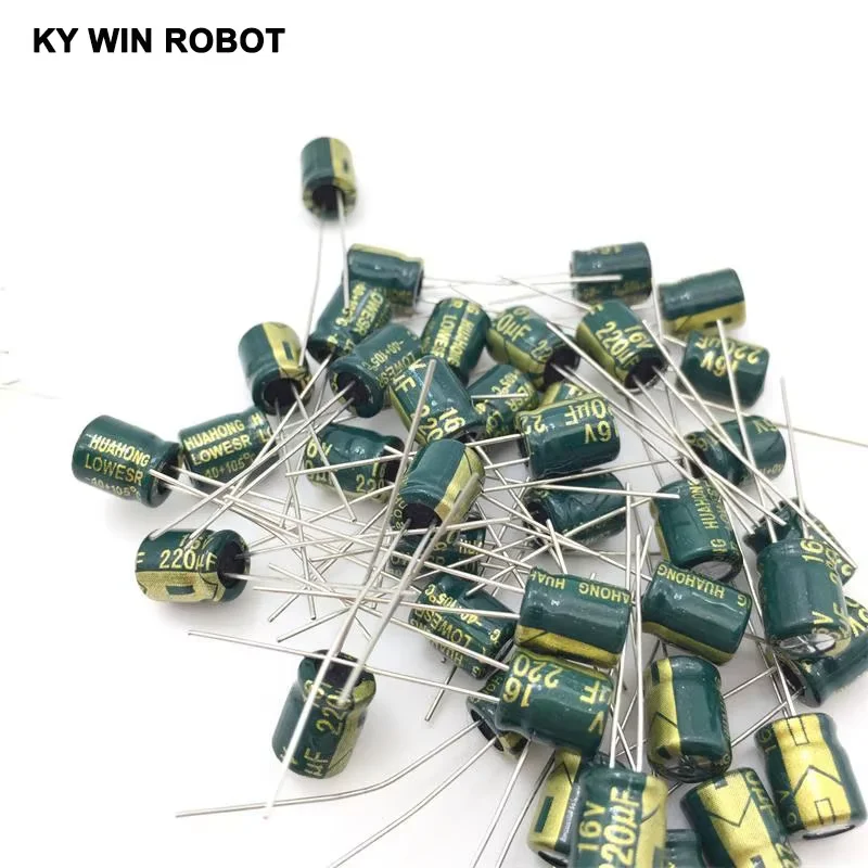 50PCS/LOT 16V 220UF 6*12mm high frequency low impedance aluminum electrolytic capacitor 220uf 16v
50PCS/LOT 16V 220UF 6*12mm high frequency low impedance aluminum electrolytic capacitor 220uf 16v