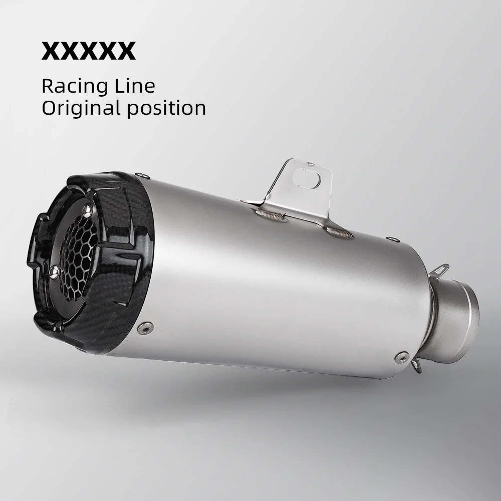 Factory Hot Selling Universal 51MM Logo Escape Muffler For Er6n Sv650 Z800 R1 Cb650f Cb1000r Motorcycles New Condition Exh
Factory Hot Selling Universal 51MM Logo Escape Muffler For Er6n Sv650 Z800 R1 Cb650f Cb1000r Motorcycles New Condition Exh