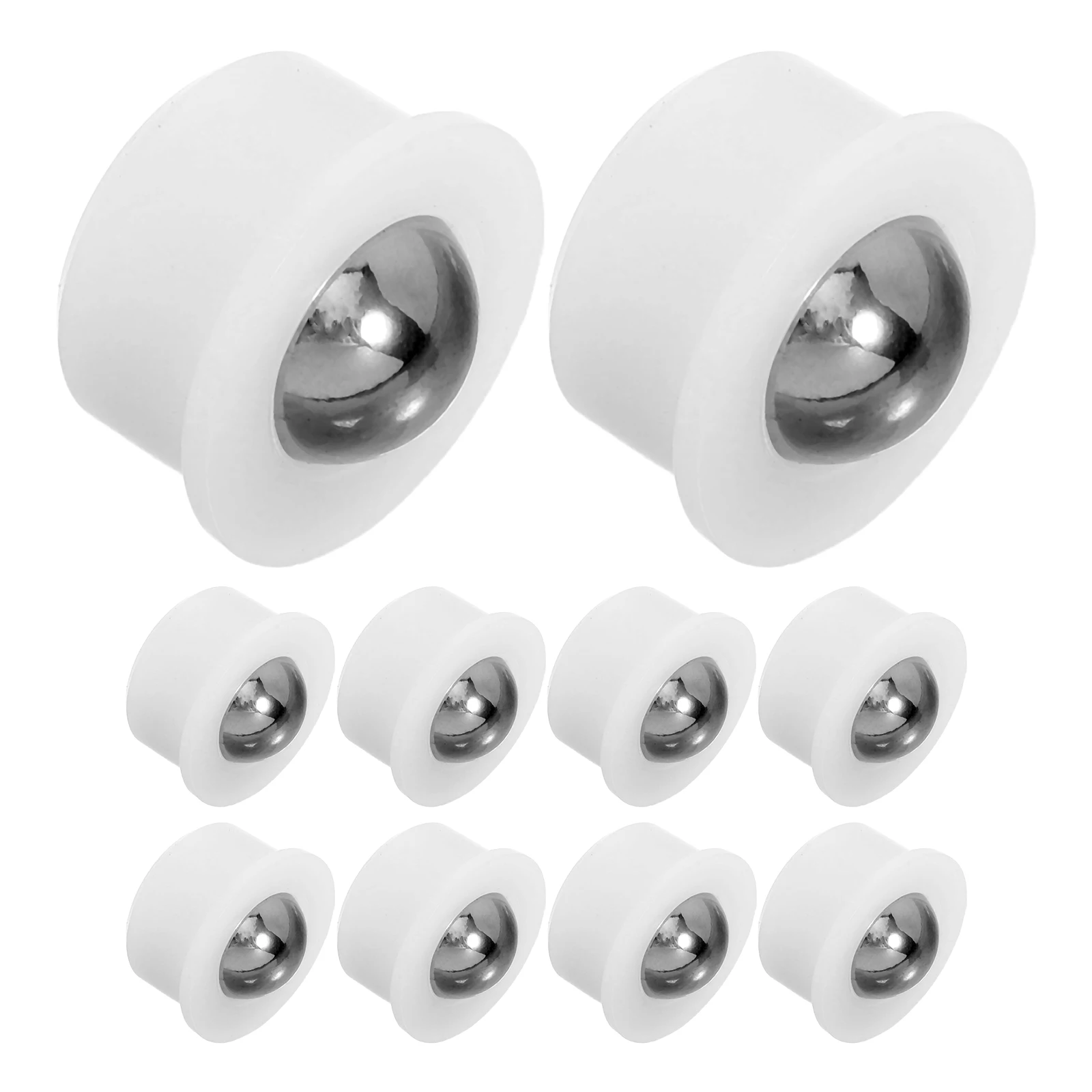 10 Pcs Universal Ball Appliance Wheels Casters with Stem Bearing Rollers Stainless Steel
10 Pcs Universal Ball Appliance Wheels Casters with Stem Bearing Rollers Stainless Steel