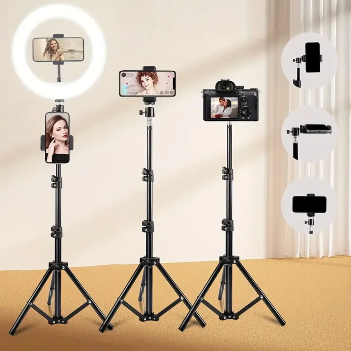 10-inch ring live broadcast fill light, beauty Internet celebrity anchor, skin rejuvenation special floor-standing mobile phone
10-inch ring live broadcast fill light, beauty Internet celebrity anchor, skin rejuvenation special floor-standing mobile phone