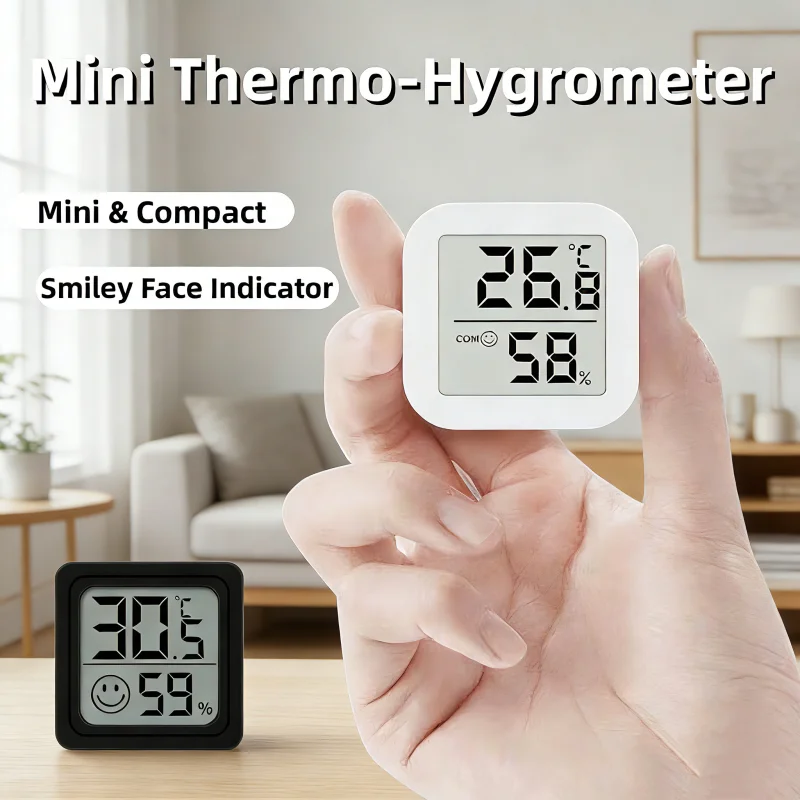 Цифровой ЖК-термометр-гигрометр для помещений, электронный измеритель температуры и влажности, датчик-датчик, метеостанция для дома
Цифровой ЖК-термометр-гигрометр для помещений, электронный измеритель температуры и влажности, датчик-датчик, метеостанция для дома