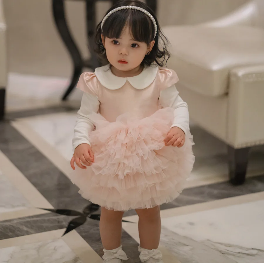 Girls dress pink wedding cake high-end fluffy princess one-year-old hundred days full moon capture skirt
Girls dress pink wedding cake high-end fluffy princess one-year-old hundred days full moon capture skirt
