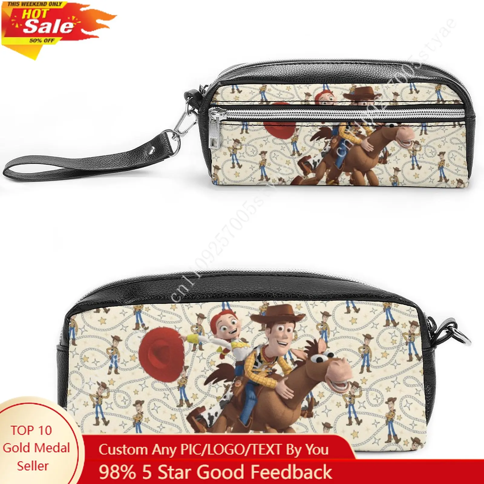 Woody Toy Story Pencil Case Disney Cartoon Character Customized Design Personalized Creation Holiday Gift Small Cosmetic Bag
Woody Toy Story Pencil Case Disney Cartoon Character Customized Design Personalized Creation Holiday Gift Small Cosmetic Bag