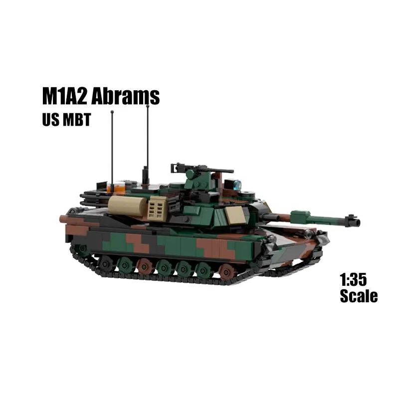 2024 New Building Blocks WW II Military Vehicle M1A2 US MBT Weapon 1:35 Scale DIY Model Puzzle Education MOC-184373 1046PCS
2024 New Building Blocks WW II Military Vehicle M1A2 US MBT Weapon 1:35 Scale DIY Model Puzzle Education MOC-184373 1046PCS
