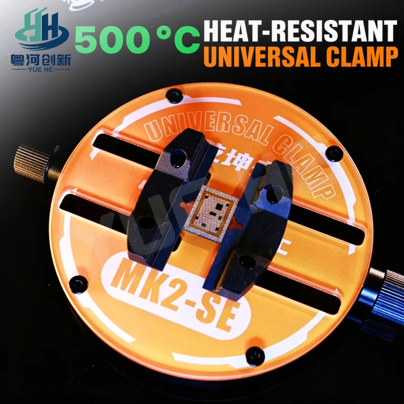 Mechanic MK2-SE Universal Clamp 500℃ Heat Resistant 75mm Clamping Width for iPad Phone Motherboard Repair Chip Adhesive Removal
Mechanic MK2-SE Universal Clamp 500℃ Heat Resistant 75mm Clamping Width for iPad Phone Motherboard Repair Chip Adhesive Removal