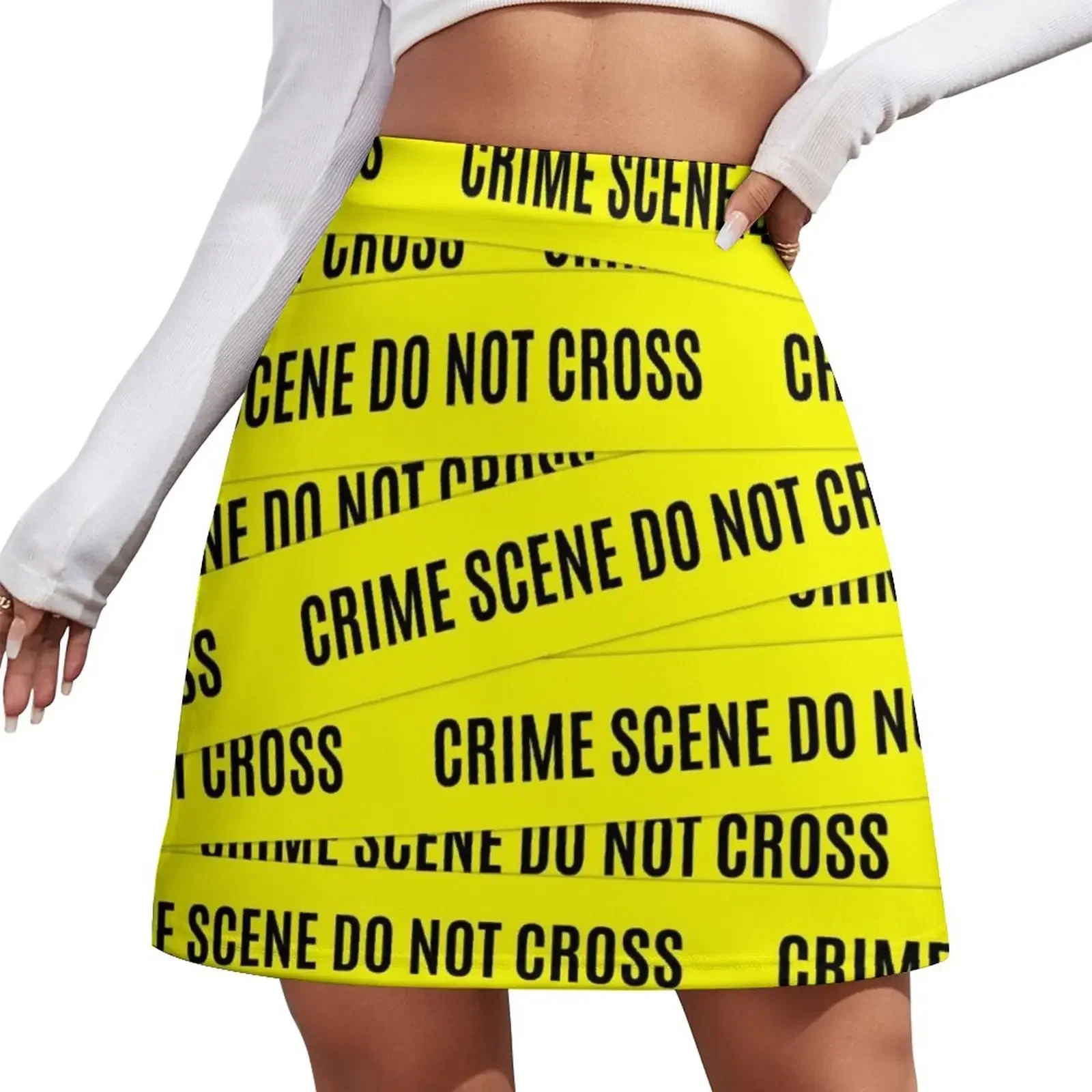Crime Scene Tape Pattern Mini Skirt korean ladies summer elegant skirts for women skirts summer 2024 woman
Crime Scene Tape Pattern Mini Skirt korean ladies summer elegant skirts for women skirts summer 2024 woman