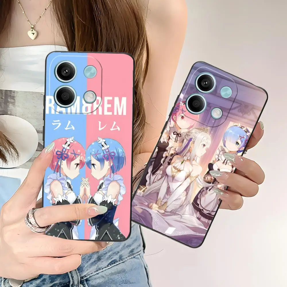 Чехол для телефона REM RAM Emilia Waifu для POCO M6 M5 M4 M3 X7 X6 X5 X4 X3 F6 F5 F4 Pro GT 5G с цветным принтом, роскошный красивый чехол 
Чехол для телефона REM RAM Emilia Waifu для POCO M6 M5 M4 M3 X7 X6 X5 X4 X3 F6 F5 F4 Pro GT 5G с цветным принтом, роскошный красивый чехол