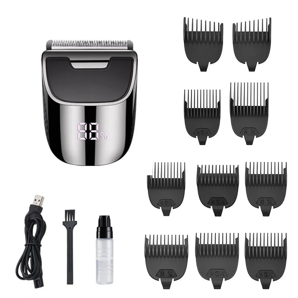 Rechargeable Electric Hair Trimmer LCD Display Beard Razor Bald Head Machine Carving Hair Clippers for Men Personal Grooming
Rechargeable Electric Hair Trimmer LCD Display Beard Razor Bald Head Machine Carving Hair Clippers for Men Personal Grooming