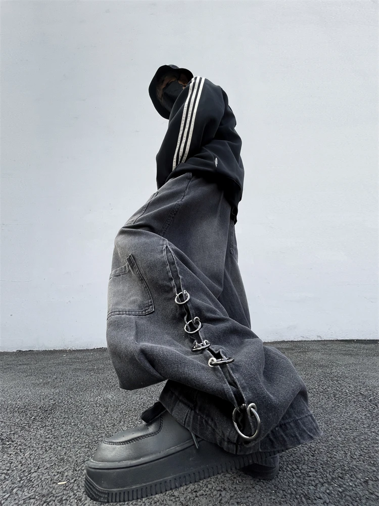 Loose Straight American Workwear Jeans High Street Wide Leg Design Sense Hip Hop Trendy Large Size Vintage Long Trousers
Loose Straight American Workwear Jeans High Street Wide Leg Design Sense Hip Hop Trendy Large Size Vintage Long Trousers
