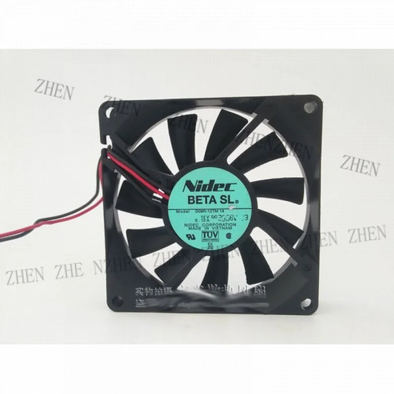 Y 1 Pc. New D08R-12TM14 8015 12V 0.13A 8cm Ultra Quiet Cooling Fan
Y 1 Pc. New D08R-12TM14 8015 12V 0.13A 8cm Ultra Quiet Cooling Fan