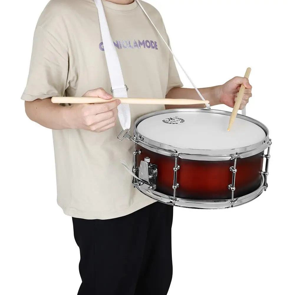 14 Inch Snare Drum Set With Drum Key Drumsticks Shoulder Strap for School Student Band Beginner Practice
14 Inch Snare Drum Set With Drum Key Drumsticks Shoulder Strap for School Student Band Beginner Practice