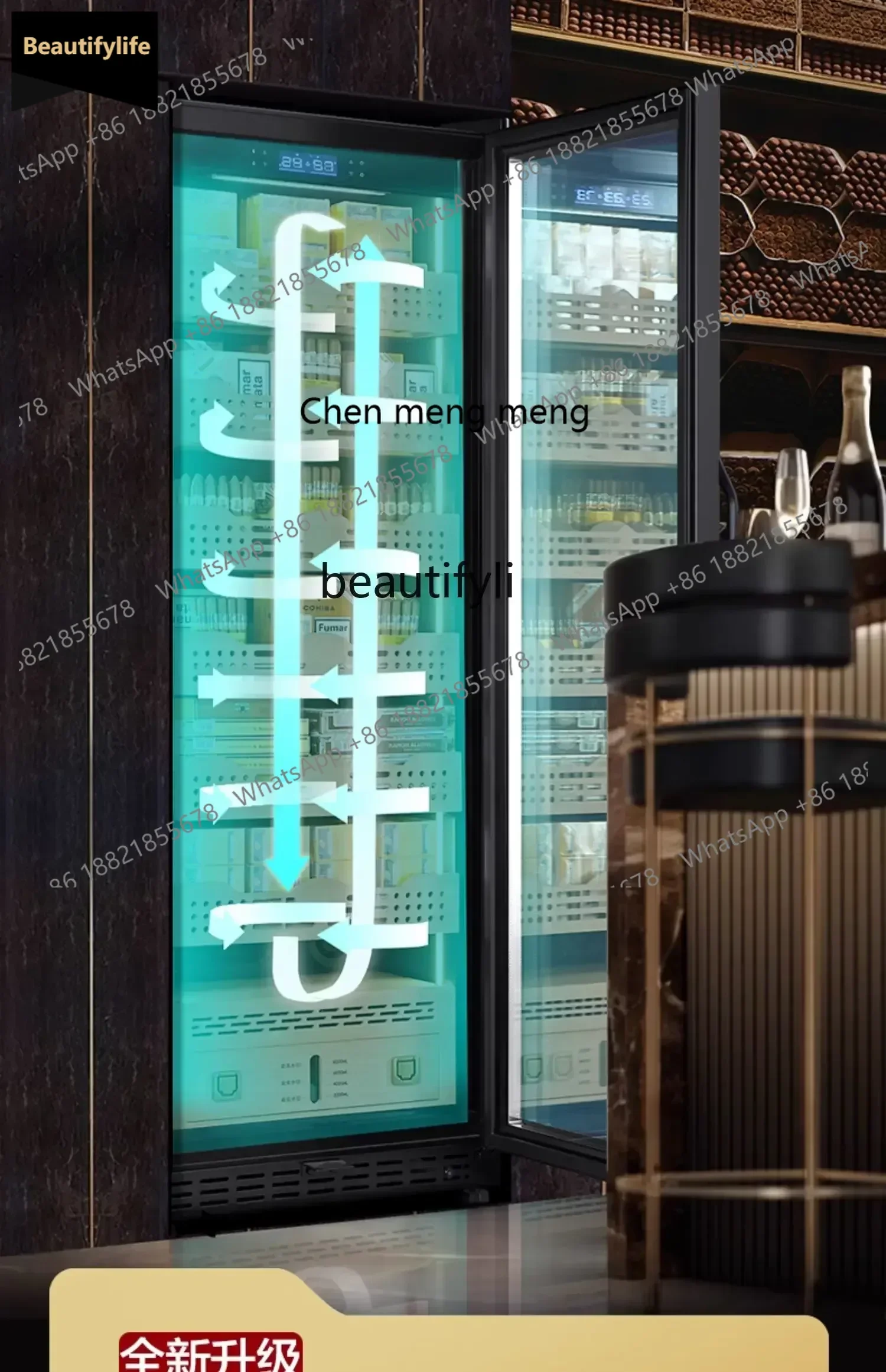 a601 Constant humidity remote, controlled air-cooled bare cedar wood household and commercial melted smoke cabinet
a601 Constant humidity remote, controlled air-cooled bare cedar wood household and commercial melted smoke cabinet