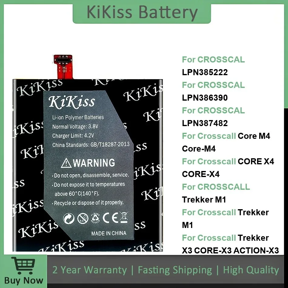 Battery For Corsair VOID Pro LPN385222 LPN386390 LPN387482 Core-M4 CORE-X4 Trekker M1 CORE-X3
Battery For Corsair VOID Pro LPN385222 LPN386390 LPN387482 Core-M4 CORE-X4 Trekker M1 CORE-X3