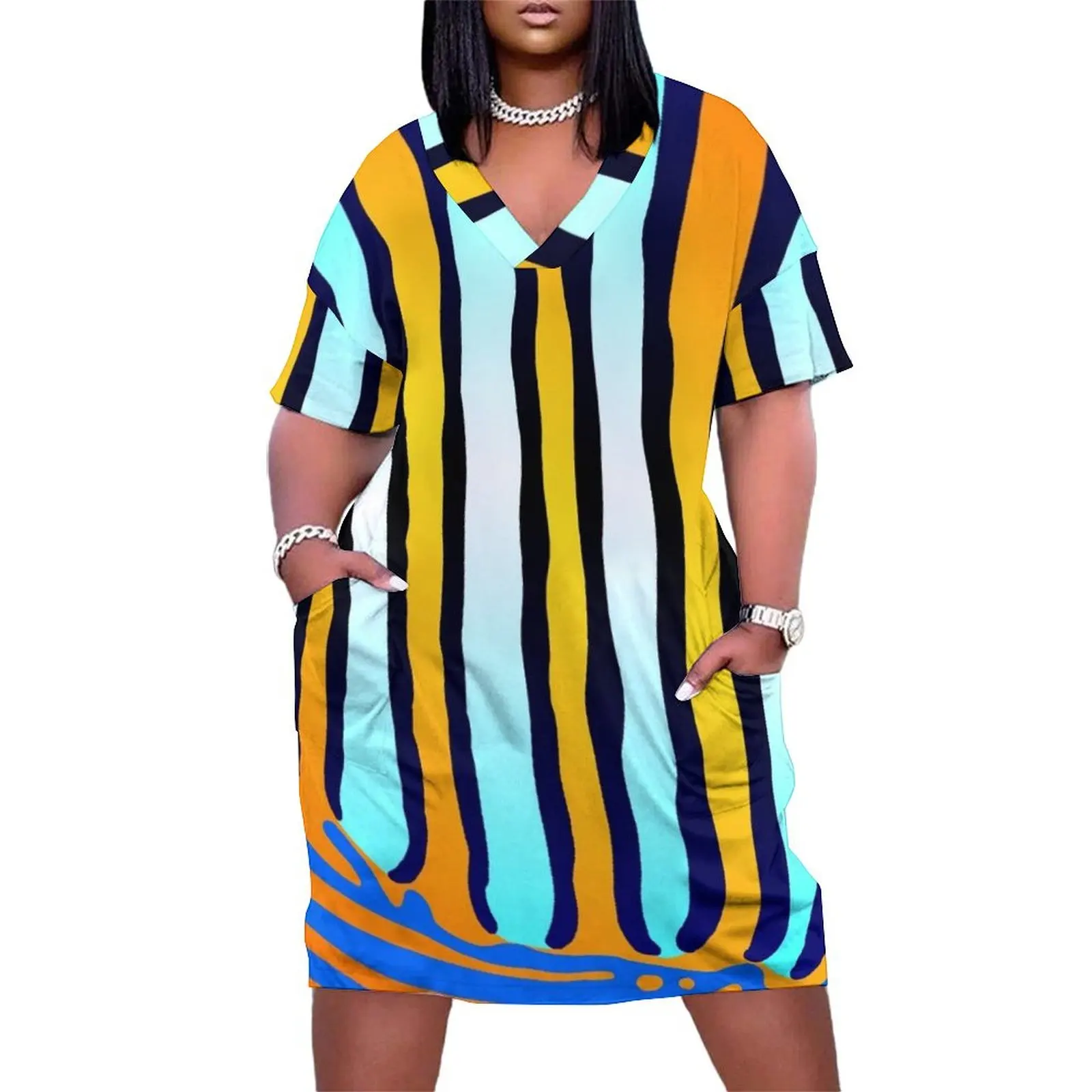 Royal Angelfish Loose Pocket Dress summer woman dress 2025 Beachwear Aesthetic clothing Dresses
Royal Angelfish Loose Pocket Dress summer woman dress 2025 Beachwear Aesthetic clothing Dresses