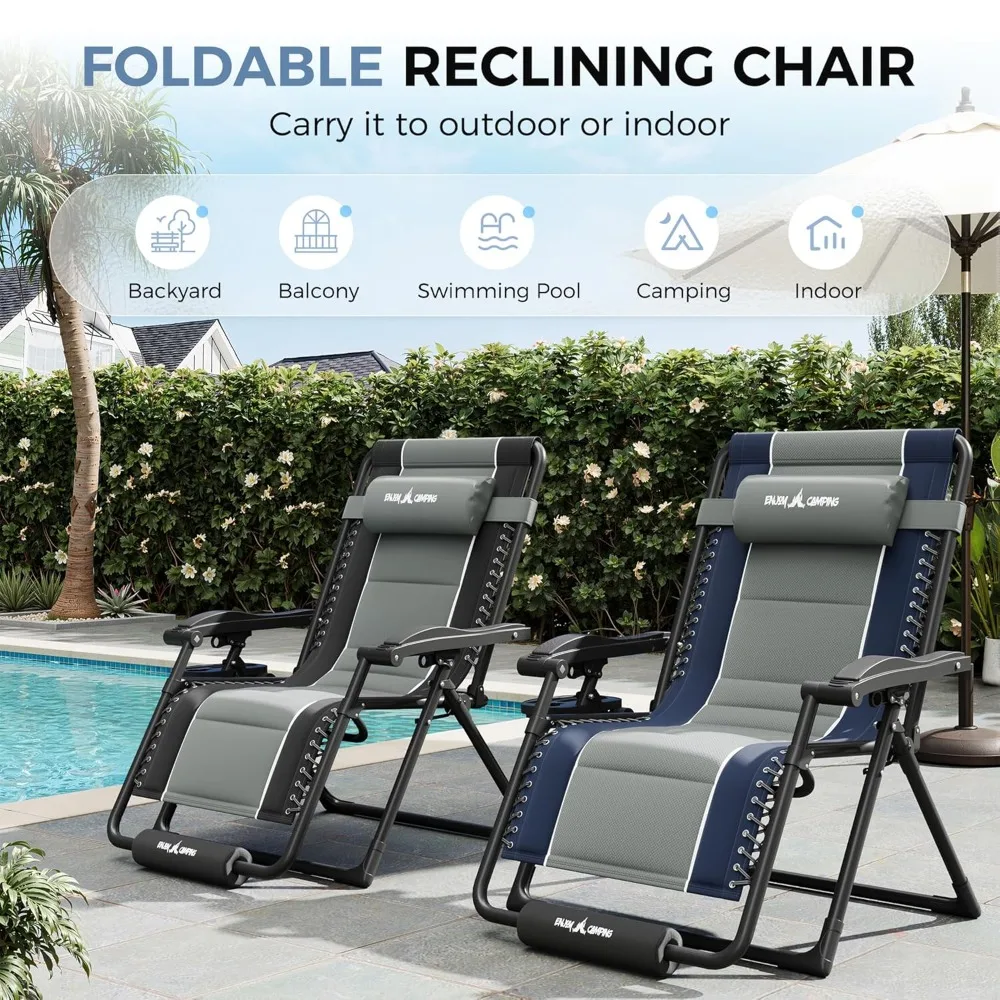 Zero-gravity Extra-large Outdoor Anti-gravity Chair, Folding and Adjustable Chair with Cup, Customizable
Zero-gravity Extra-large Outdoor Anti-gravity Chair, Folding and Adjustable Chair with Cup, Customizable